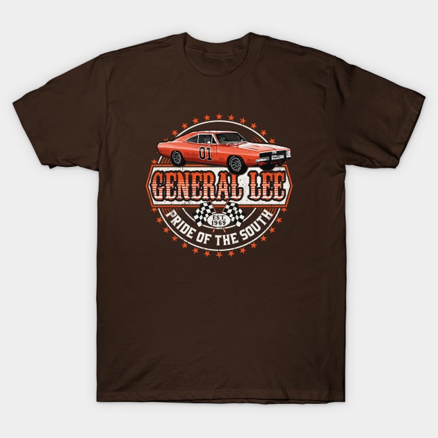 General Lee Pride of the South T-Shirt by Alema Art